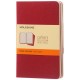 Cahier Journal Taschenformat  liniert- Cranberry Red
